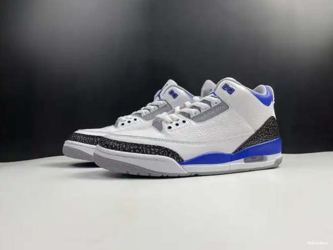 Rep TBK Blue 3 Air Racer Jordan CT8532-145 0423